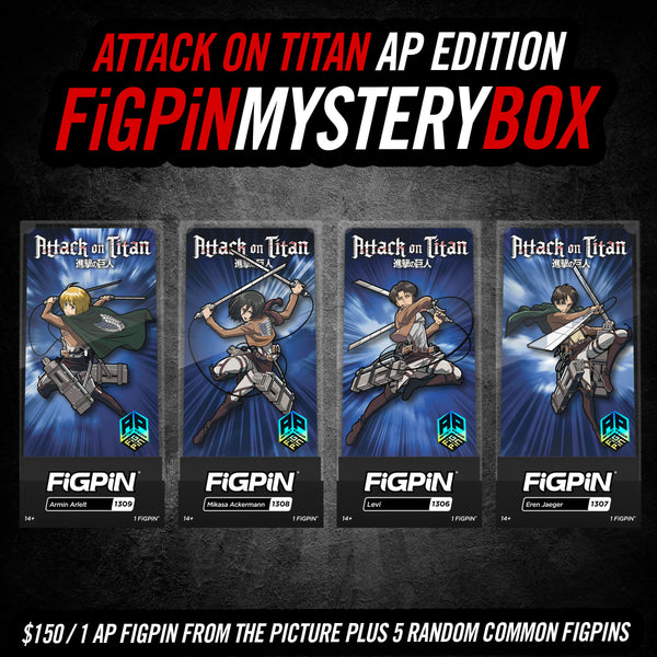 FiGPiN - ATTACK ON TITAN -  AP FiGPiN Guaranteed Mystery Box
