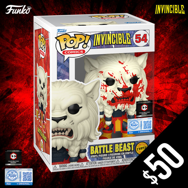 Funko Pop chase invincible バトルビースト フィギュア Funko Pop! Chalice Exclusive: Invincible - Battle Beast #54 (CHASE