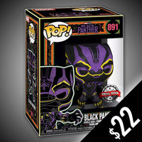 Funko Pop! Marvel: Black Panther (Black Light) #891