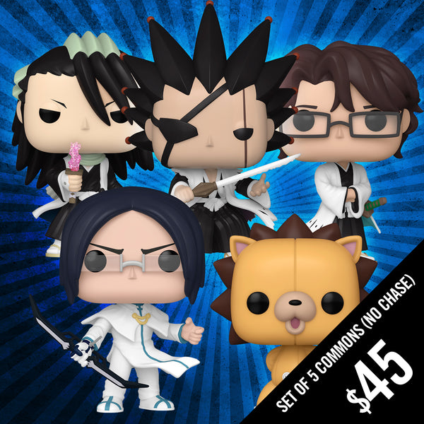 Pre-Order: Funko Pop! Bleach S5 (Set of 5 Commons) (no chase)