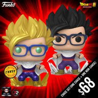 Pre-Order: Funko Pop! Chalice Exclusive: Dragon Ball Super: Gohan In Cape #1708 (Chase plus Non-Chase) (PR)