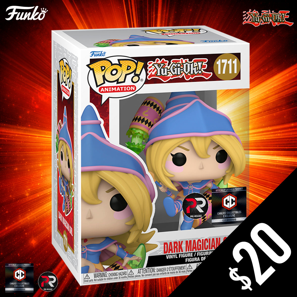 Pre-Order: Funko Pop! Chalice Exclusive: Yu-Gi-Oh: Dark Magician Girl ...