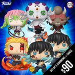 Pre-Order: Funko Pop! Demon Slayer S7  (Set of 5 Commons + Chase)