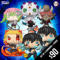 Pre-Order: Funko Pop! Demon Slayer S7  (Set of 5 Commons + Chase)