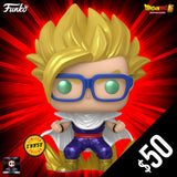 Funko Pop! Chalice Exclusive: Dragon Ball Super: Gohan In Cape #1708 (CHASE)