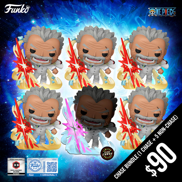 Pre-Order: Funko Pop! Chalice Exclusive One Piece S13: Monkey D. Garp (Galaxy Impact) #2172 (6-Pop Guaranteed Chase Bundle) (PR)