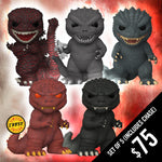 Pre-Order: Funko Pop! Godzilla 70th: Set of 5 (Includes Chase)