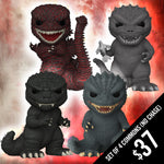 Pre-Order: Funko Pop! Godzilla 70th: Set of 4 Commons (No Chase)