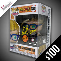 Funko Pop! Dragon Ball Super: Gohan in Cape #1708 (CHASE) - SIGNED by Kyle Hebert (JSA Certified)