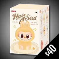 POP MART - LABUBU: The Monsters: Have A Seat: One Blind Box (New- Sealed)