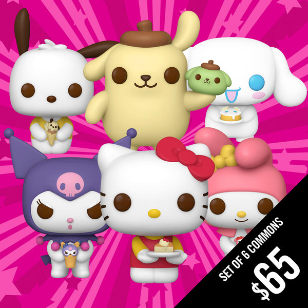 Pre-Order: Funko Pop! Hello Kitty and Friends (S6): Set of 6 Commons