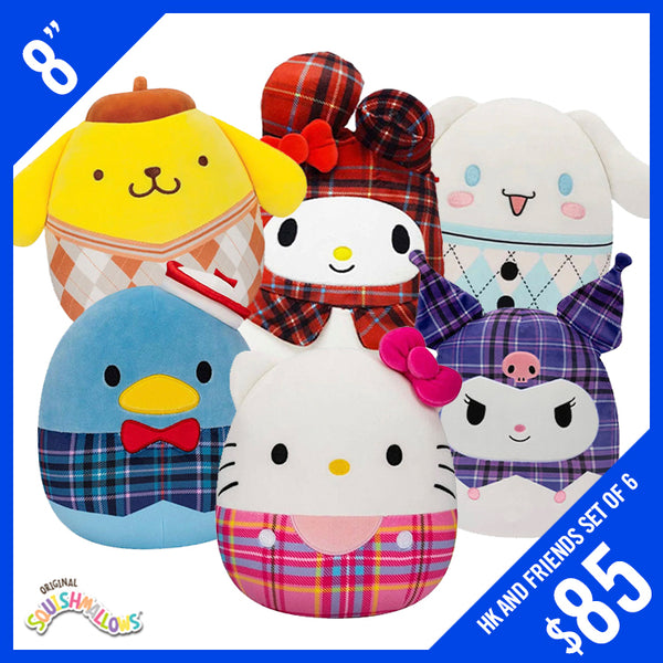 Hello Kitty® And Friends Squishmallows™ 8 Plaid Hello Kitty Plush Toy