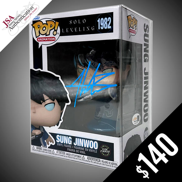 Funko Pop! Solo Leveling: Sung Jinwoo #1982 (CHASE) - SIGNED by