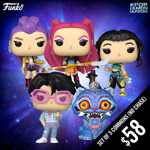 Pre-Order: Funko Pop! KPop Demon Hunter: Common Bundle of 5 pops
