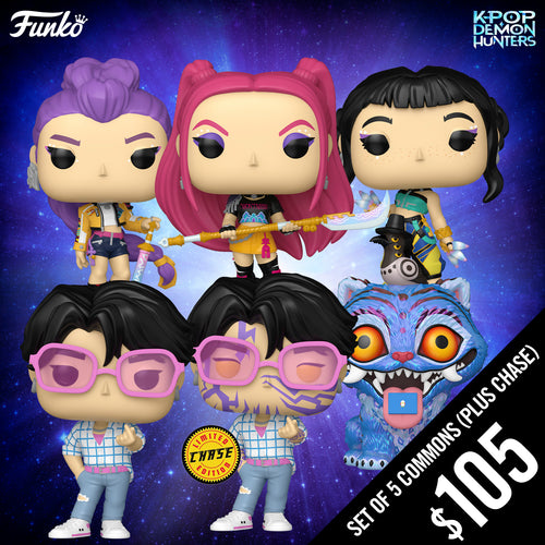 Pre-Order: Funko Pop! KPop Demon Hunter: Super Bundle of 6 pops