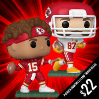 Pre-Order: Funko Pop! Football: Patrick Mahomes II and Travis Kelce