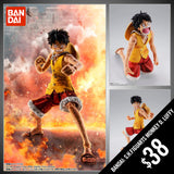 Pre-Order - Bandai: One Piece S.H.Figuarts Monkey D. Luffy (Summit War of Marineford) Action Figure