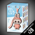 POP MART - LABUBU: The Monsters: Pin For Love (M-Z): One Blind Box (New-Sealed) BLUE BOX