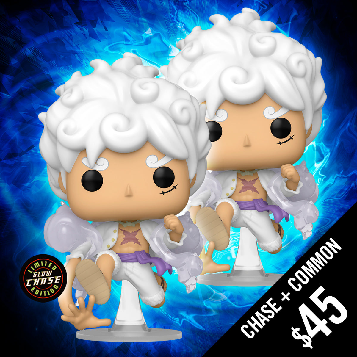 PreOrder Funko Pop! One Piece S8 Luffy Gear Five 1607 (Chase + Com Chalice Collectibles