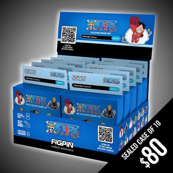 FiGPiN - One Piece Mystery Series 4 - Sealed CASE of 10