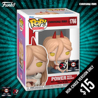 Pre-Order: Funko Pop! Chalice Exclusive: Chainsaw Man: Power with Meowy #1766 (Non-Chase) (PR)