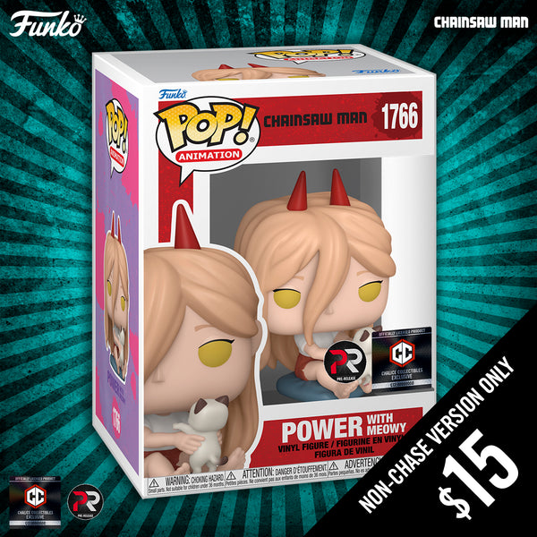 Pre-Order: Funko Pop! Chalice Exclusive: Chainsaw Man: Power with Meowy #1766 (Non-Chase) (PR)