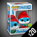 Funko Pop! The Smurfs: Papa Smurf #1525 (SDCC Summer 2024 Shared Sticker)