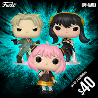 Pre-Order: Funko Pop! SPY x FAMILY S1: Set of 3 Commons