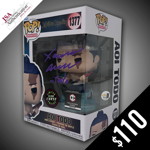 Funko Pop! Jujutsu Kaisen: Aoi Todo (CHASE) - SIGNED by Xander Mobus (JSA Certified)