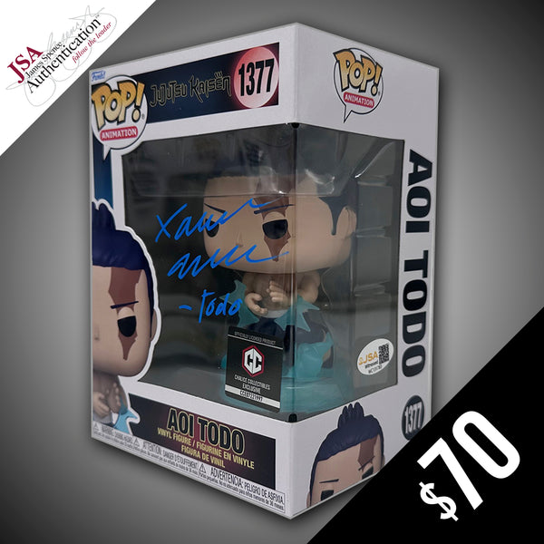 Funko Pop! Jujutsu Kaisen: Aoi Todo (non-CHASE) - SIGNED by Xander Mobus (JSA Certified)