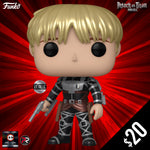 Pre-Order: Funko Pop! Chalice Exclusive: Attack on Titan: Armin Arlelt #1447 (Metallic) (PR)