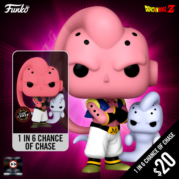 Funko Pop! Chalice Exclusive: DBZ: Super Buu With Ghost #1464 (1 in 6  Chance of Chase)