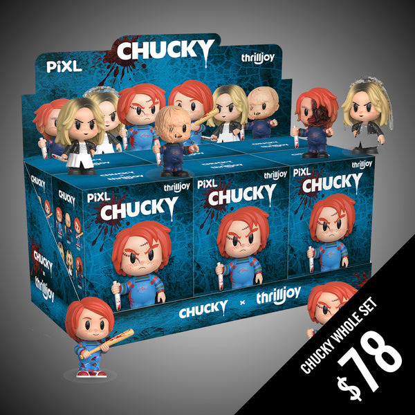 Thrilljoy PIXL: Child's Play Chucky: Whole Set