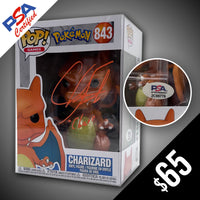 Funko Pop! Pokemon: Charizard #843 - SIGNED by Christopher Corey Smith (PSA Certified)