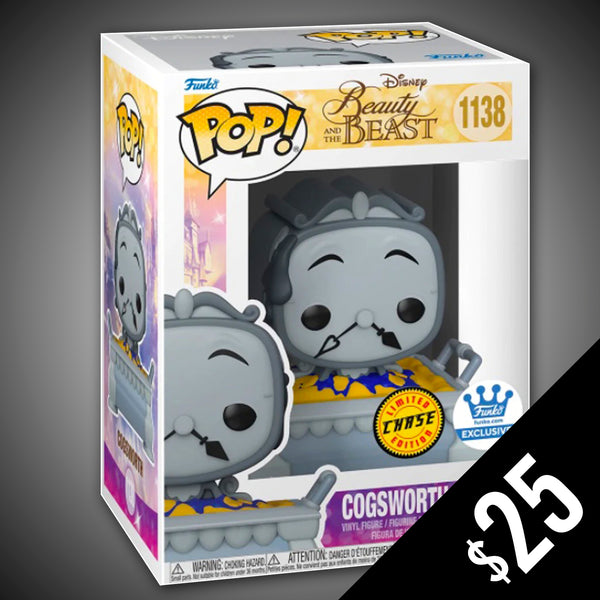 Funko Pop! Beauty and the Beast: Cogsworth #1138 (Chase)