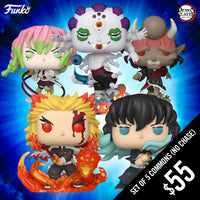 Pre-Order: Funko Pop! Demon Slayer S7  (Set of 5 Commons - No chase)