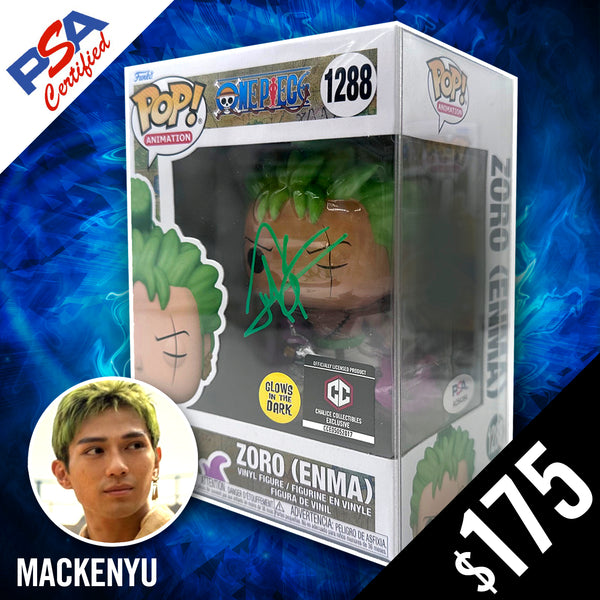 Funko Pop! One Piece: Zoro Enma #1288- SIGNED by Mackenyu (PSA Authenticated)