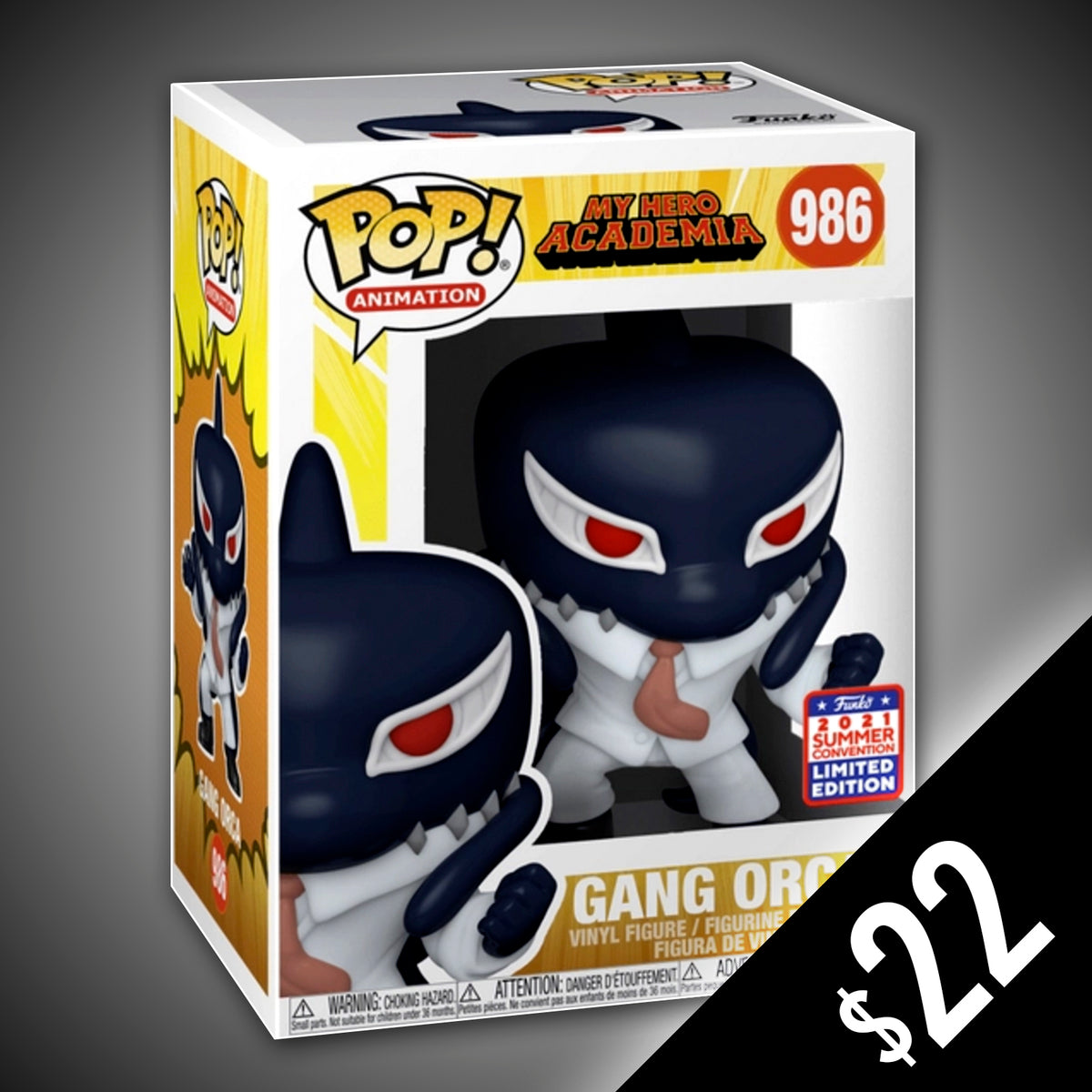 Funko Pop! My Hero Academia: Gang Orca #986 (2021 Summer Convention Sh ...