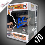 Funko Pop! Dragon Ball Super: Gohan in Cape #1708 (non-chase) - SIGNED by Kyle Hebert (JSA Certified)