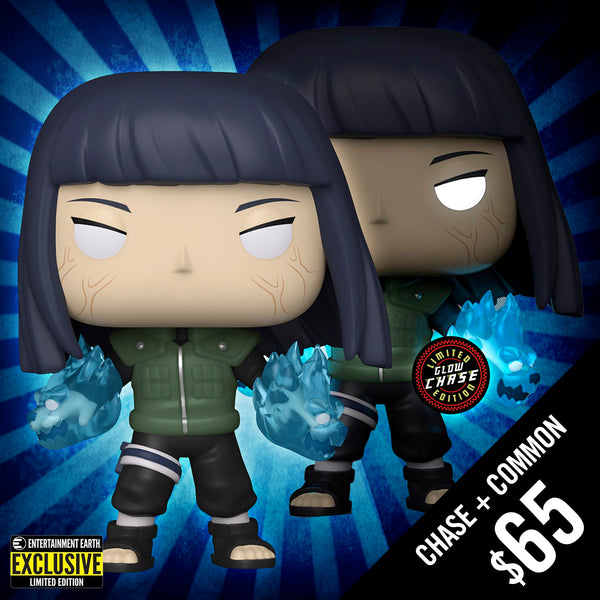 Funko Pop! Naruto Shippuden: Hinata with Twin Lion Fists #1339 (Chase + Common) (EE)