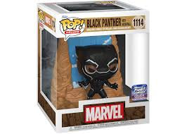 Funko Pop! Marvel Deluxe: Black Panther with Waterfall (Funko Hollywood) #1114