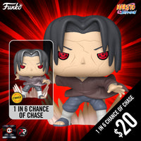 Pre-Order - Funko Pop! Chalice Exclusive: Naruto S14: Itachi Uchiha #1849 (1 in 6 chance of Chase) (PR)