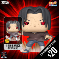 Funko Pop! Chalice Exclusive: Naruto S14: Itachi Uchiha #1849 (1 in 6 chance of Chase)