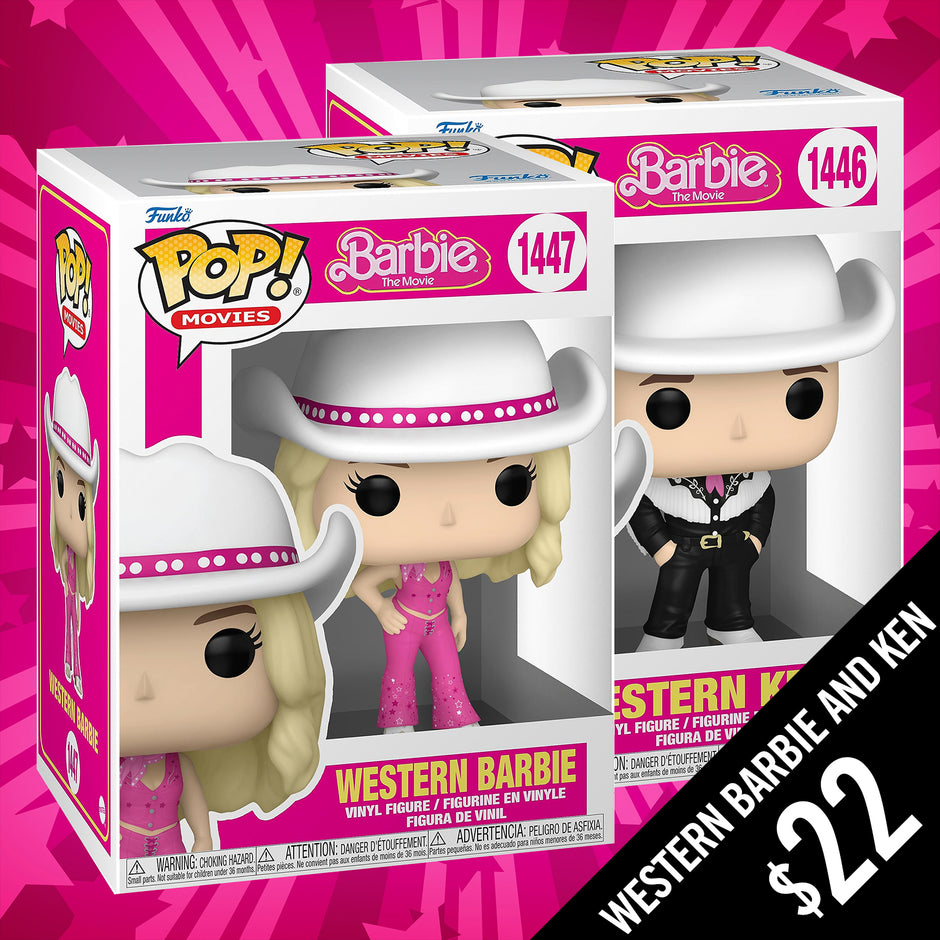 Funko Pop! Movies - Barbie The Movie: Wester Barbie and Western Ken – Chalice Collectibles