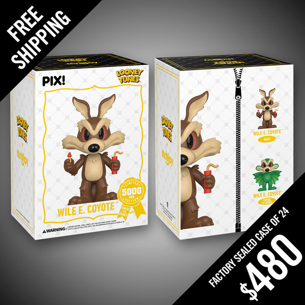 Thrilljoy PIX: Looney Tunes: Wile E. Coyote (LE5000) (Factory Sealed Case of 24)