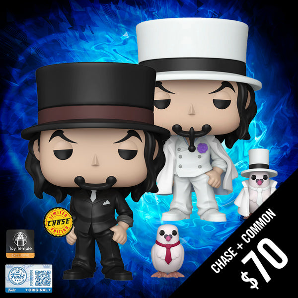 Funko Pop! One Piece: Rob Lucci w/Hattori #1997 (Chase + Common) (TT Sticker)