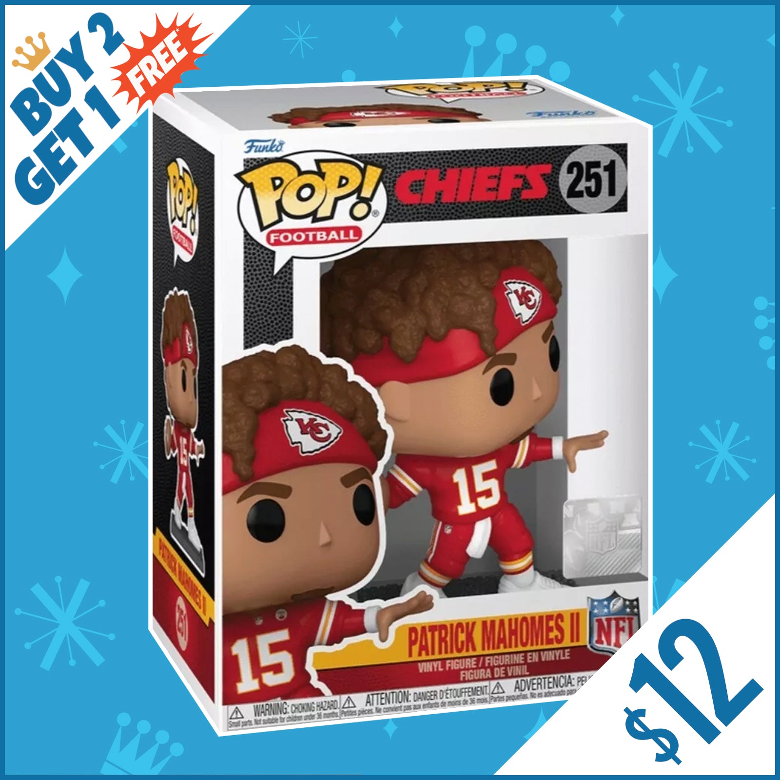 Funko Pop! Chefs: Patrick Mahomes II #251 (B2G1) – Chalice