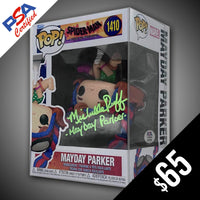 Funko Pop! Spiderman ATS: Mayday Parker #1410- SIGNED by Michelle Ruff (PSA Certified)