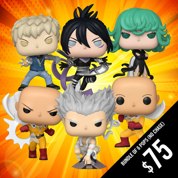 Pre-Order: One Punch Man S2: Bundle of 6 Pops (No Chase) – Chalice