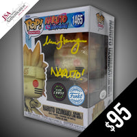 Funko Pop! Naruto: Naruto (Link Mode) - CHASE #1465 - SIGNED by Maile Flanagan (JSA Certified)